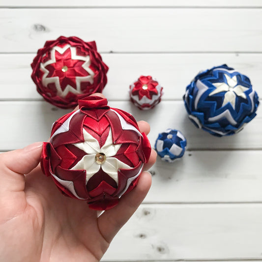 Creative bag- No-sew quilted Ornaments