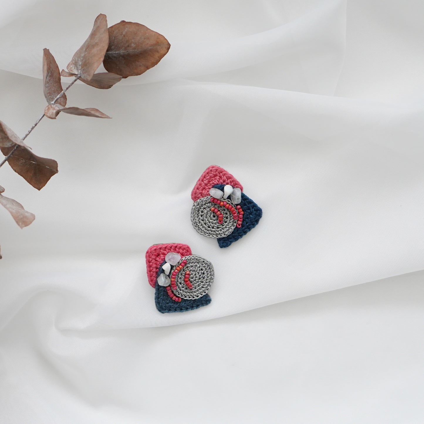 Geometry Crochet Earrings Summer Jeans