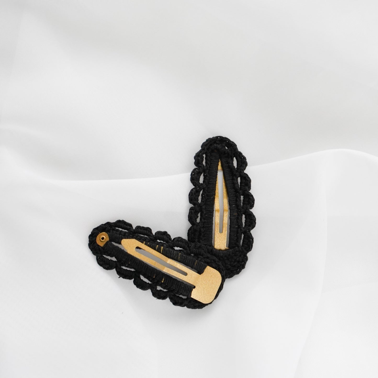 Crochet Hair Clips - Drop Shape Maxi