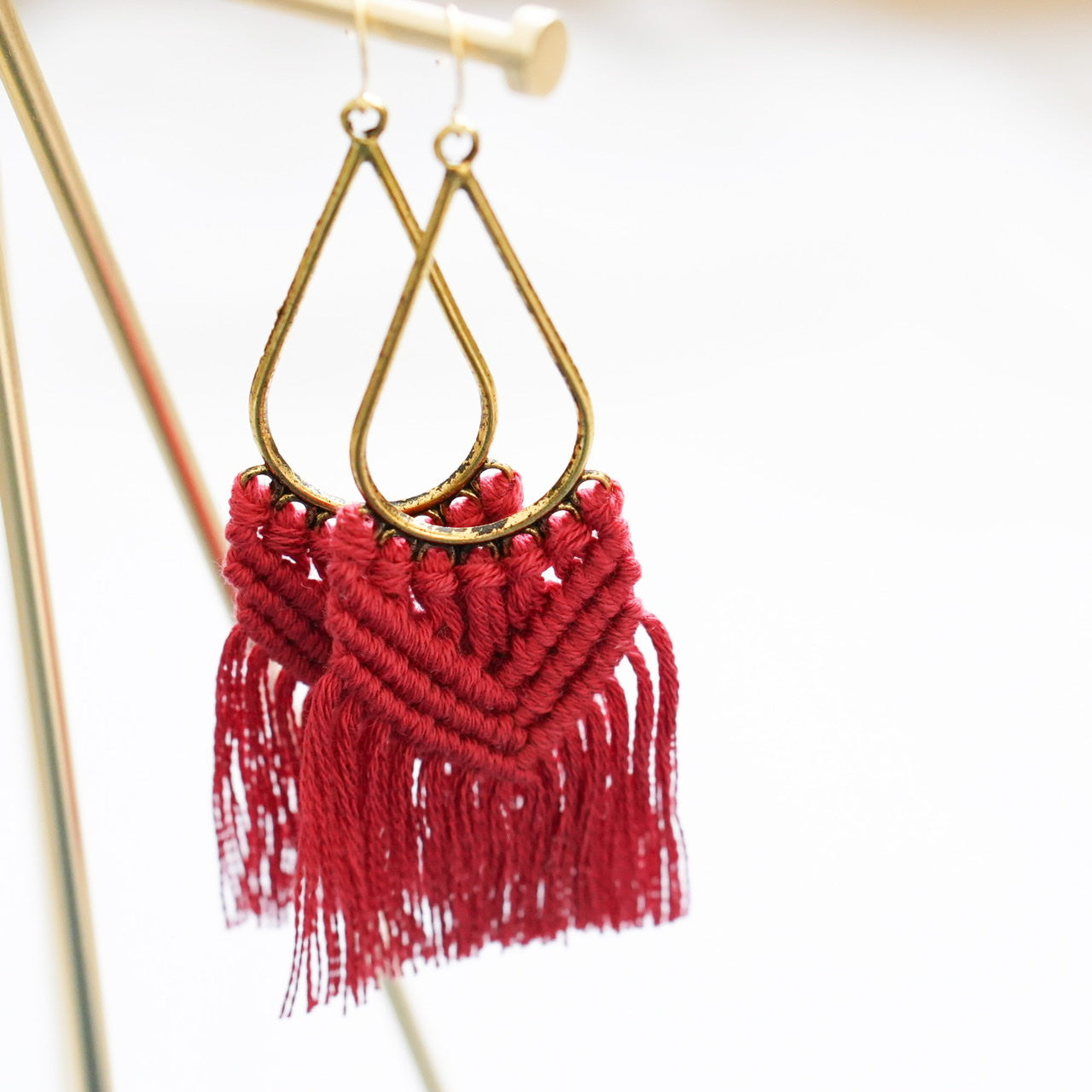 Handmade Macramé Drops- Berries- Handgemacht- Makramee- Berries