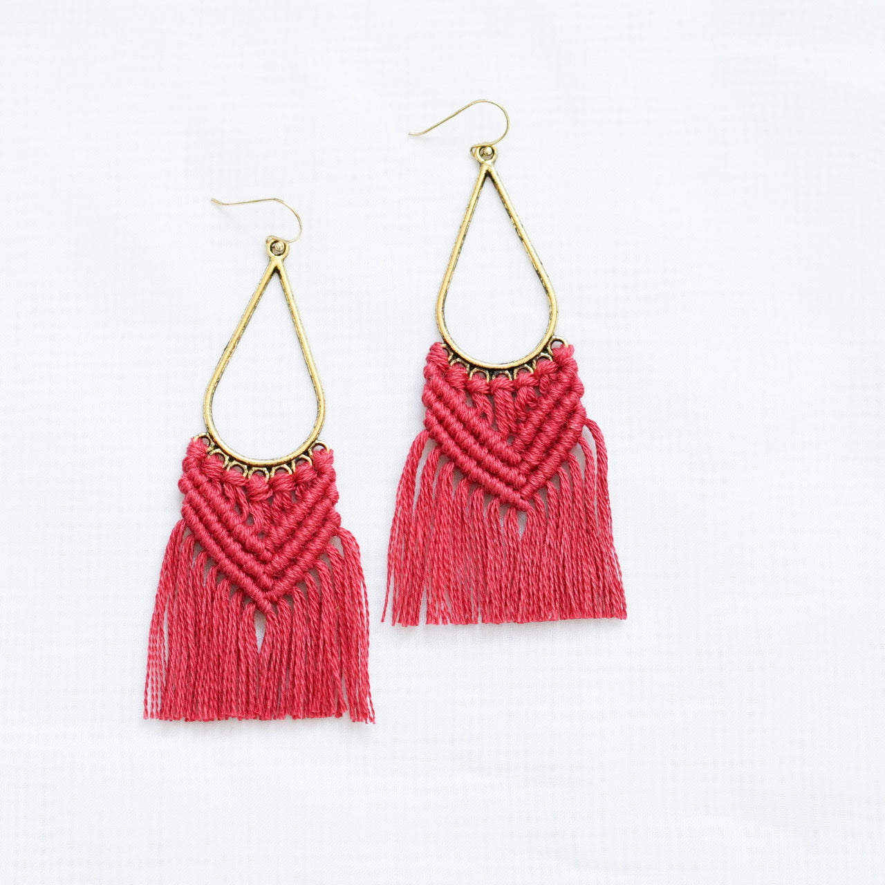 Handmade Macramé Drops- Berries- Handgemacht- Makramee- Berries