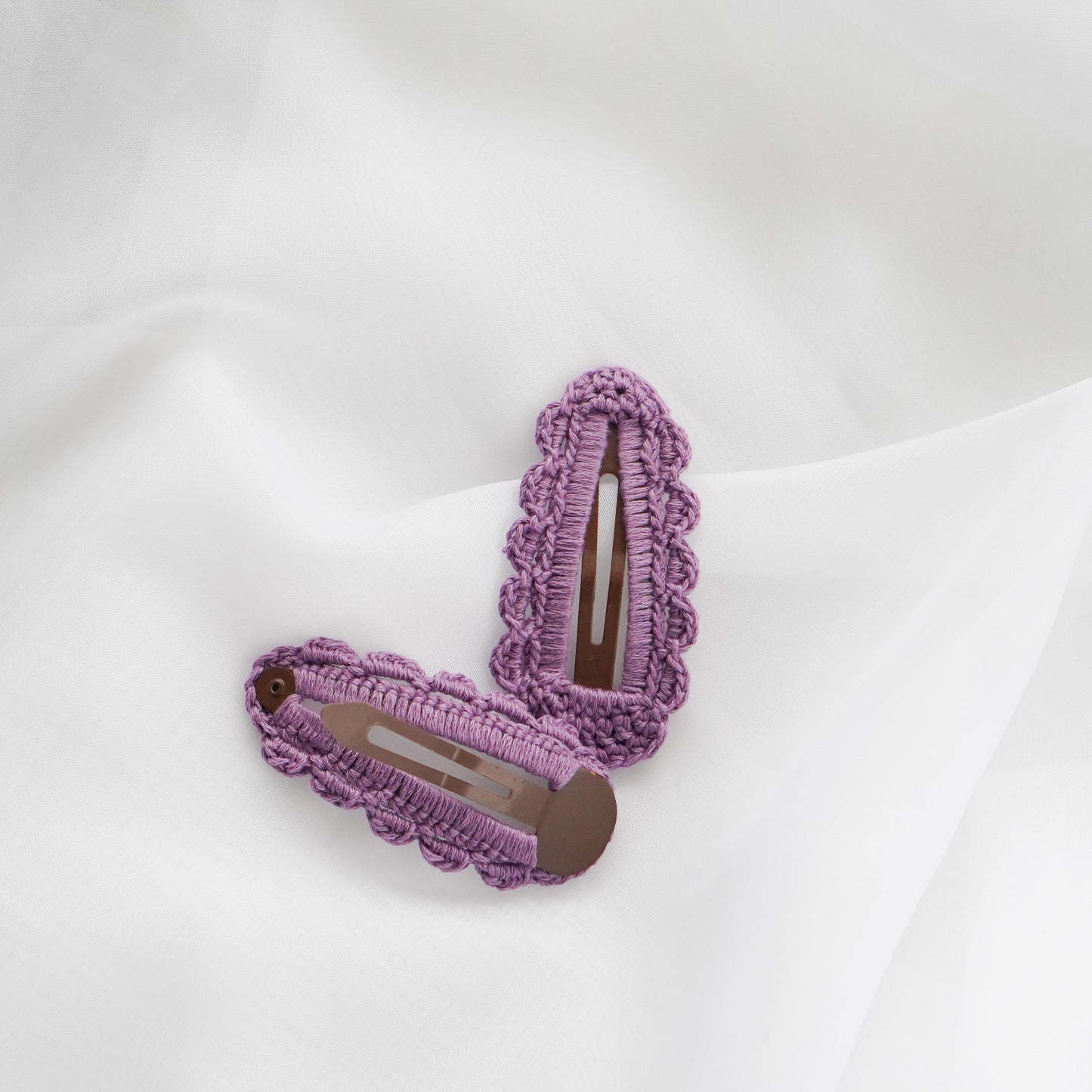 Crochet Hair Clips - Drop Shape Maxi