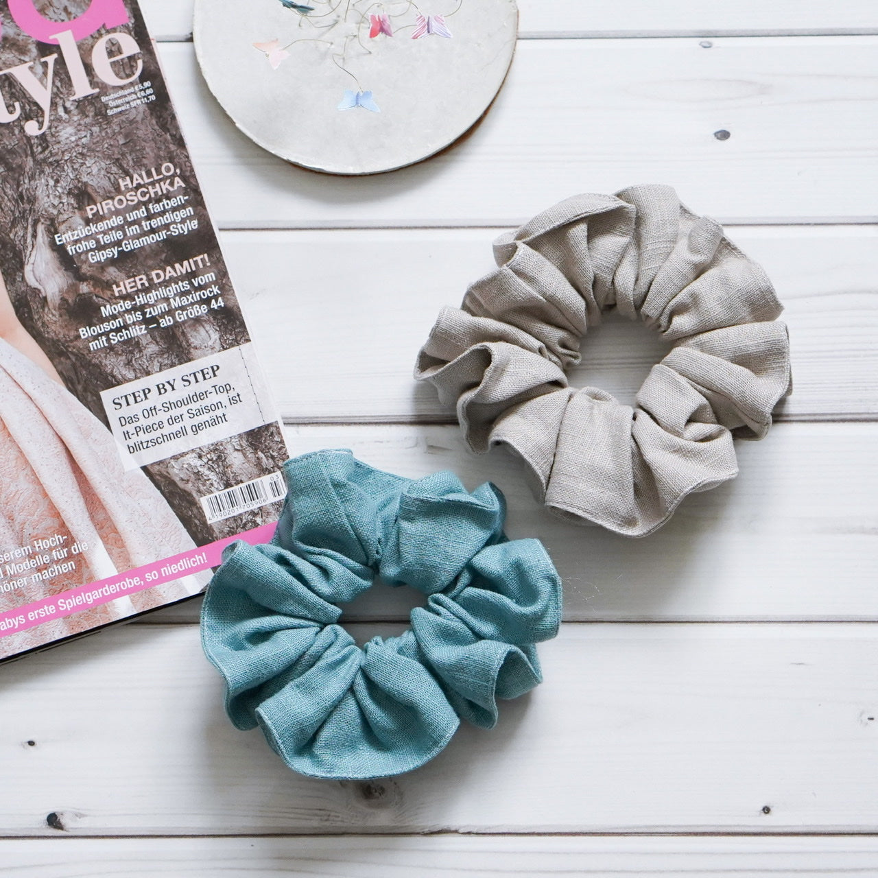 Scrunchies Majestic- Linen