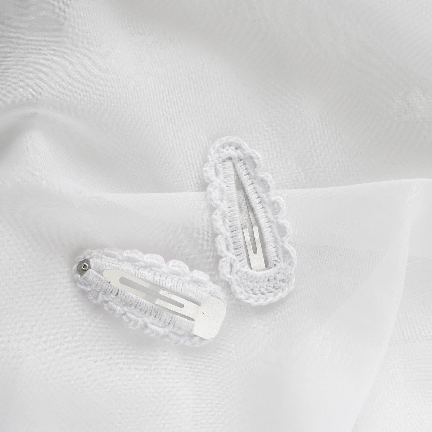 Crochet Hair Clips - Drop Shape Maxi