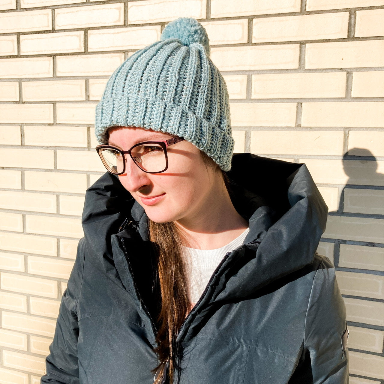 Pompom Beanie Amande Gold