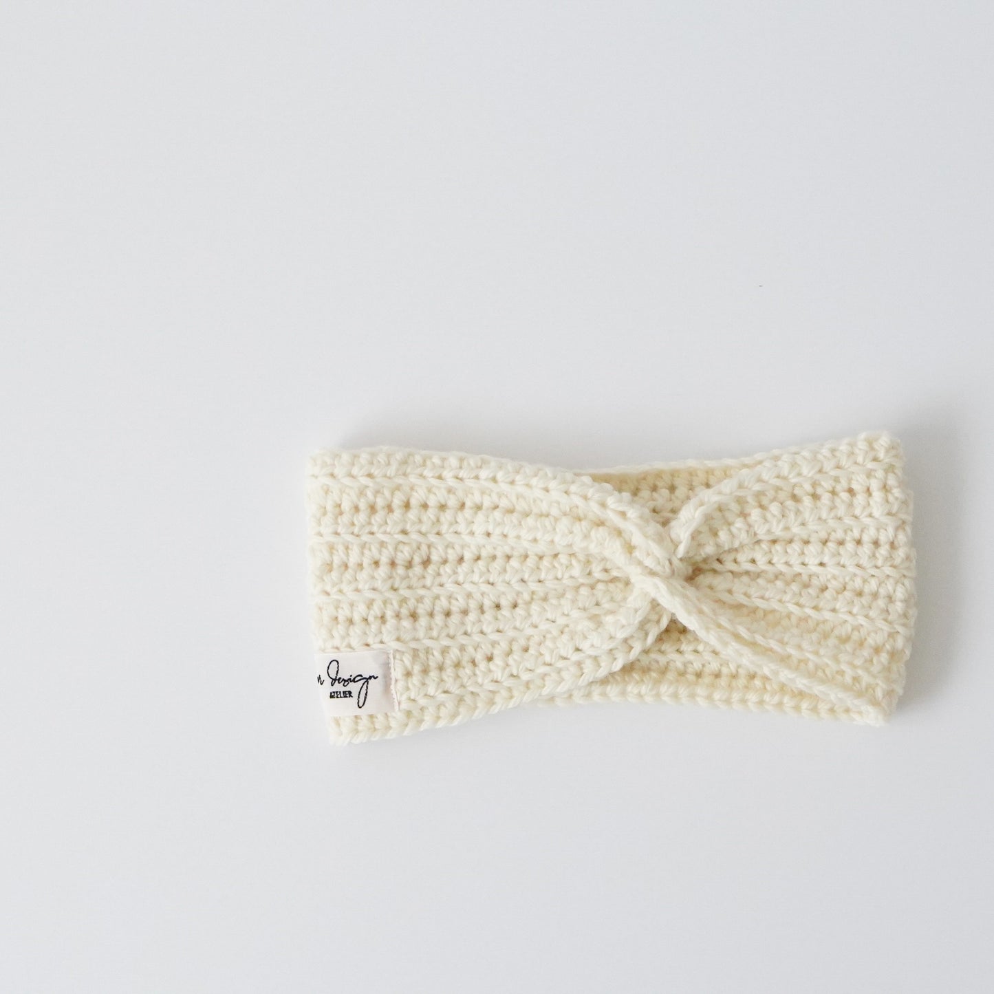 Crochet Headband Natural