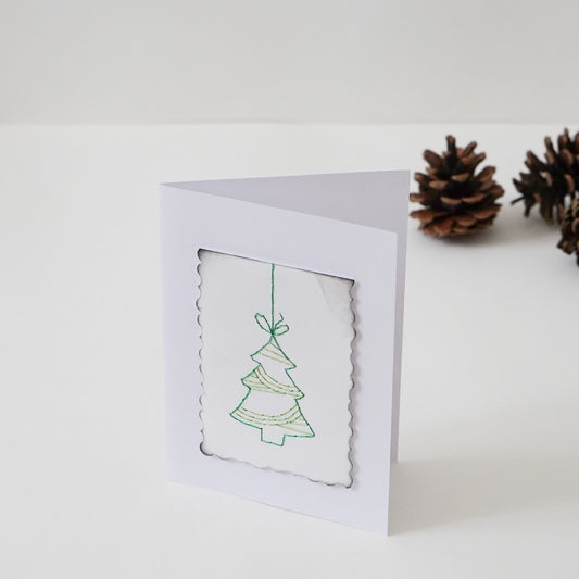 Hand-Embroidered-Christmas-greeting-card