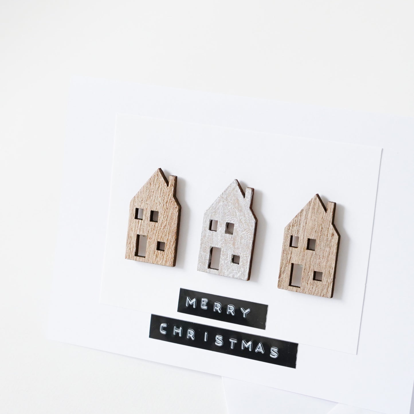 Postcard- Three Houses