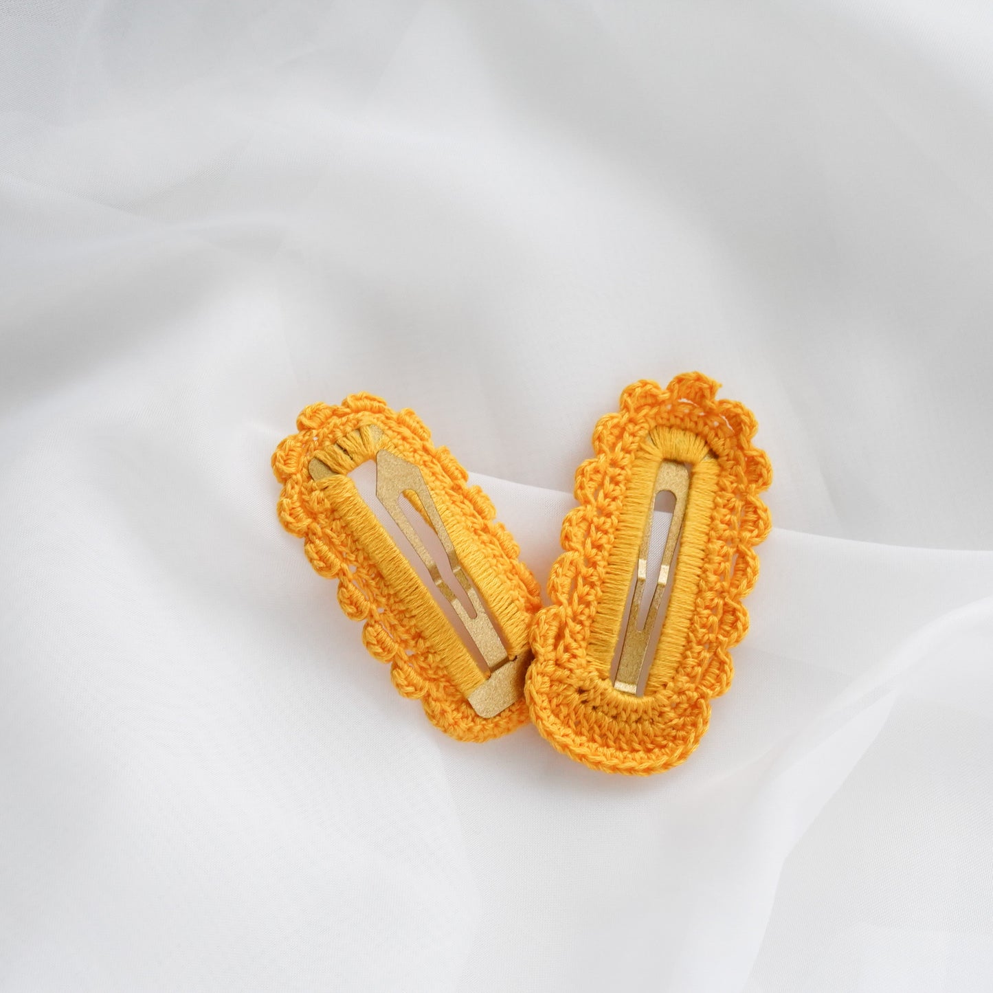 Crochet Hair Clips - Rectangular Shape Maxi