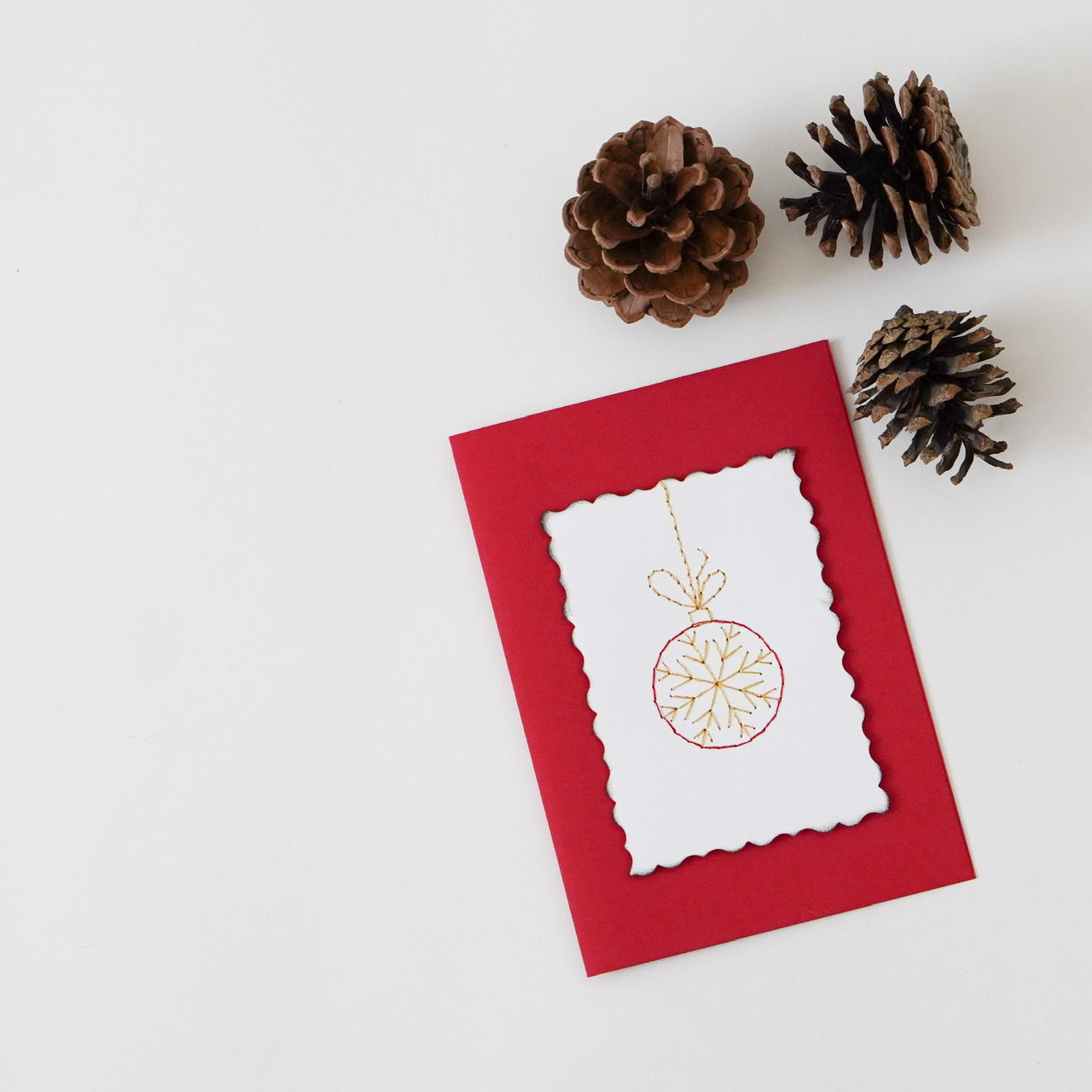 Hand-Embroidered-Christmas-greeting-card