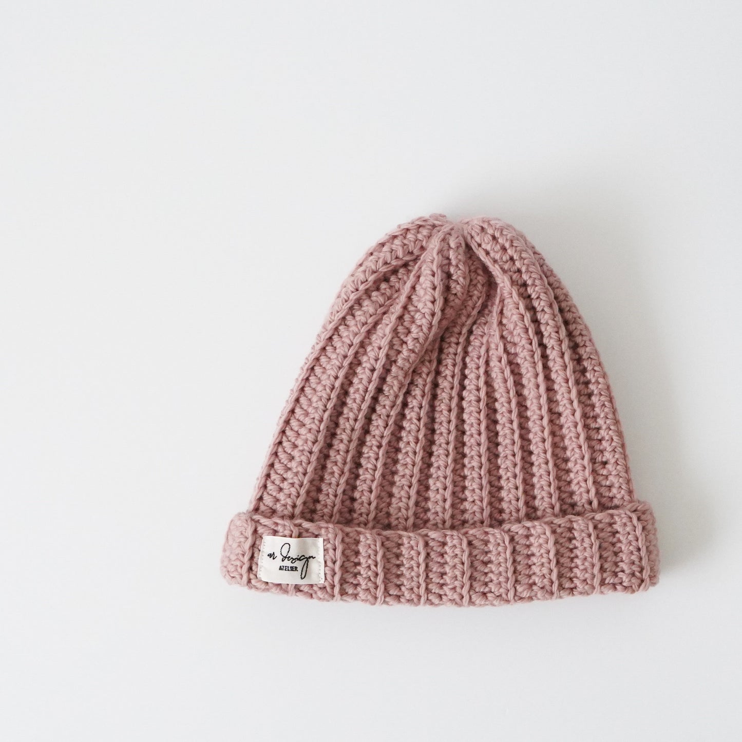 Chunky Beanie Rose
