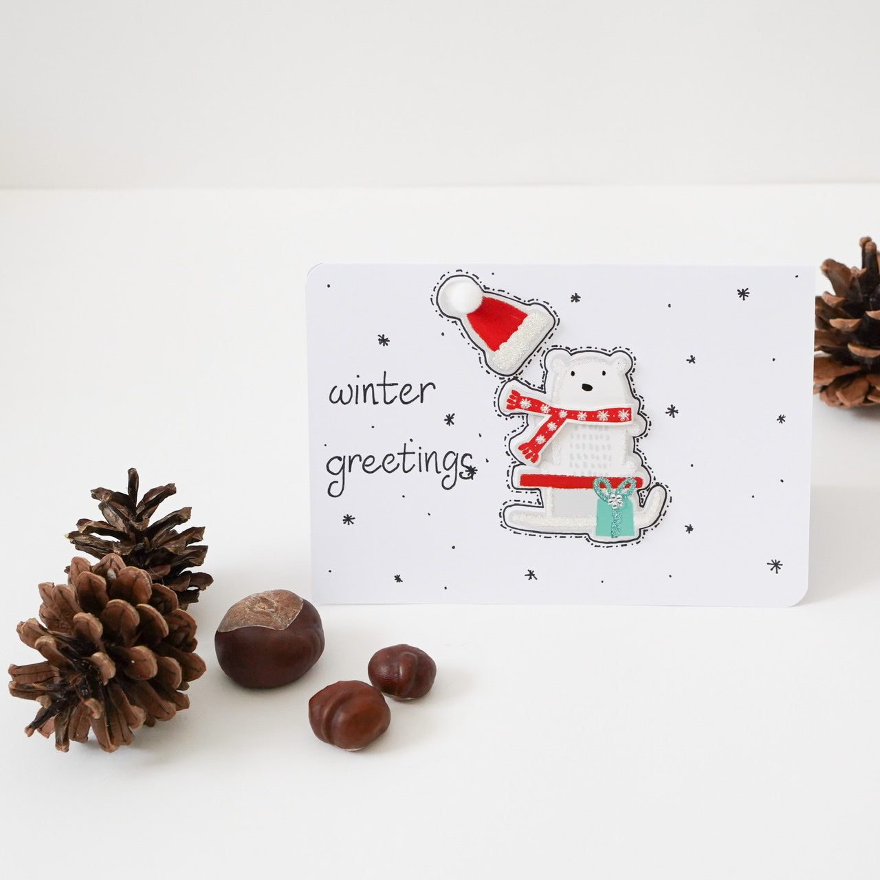 Winter Greetings- Polar Bear