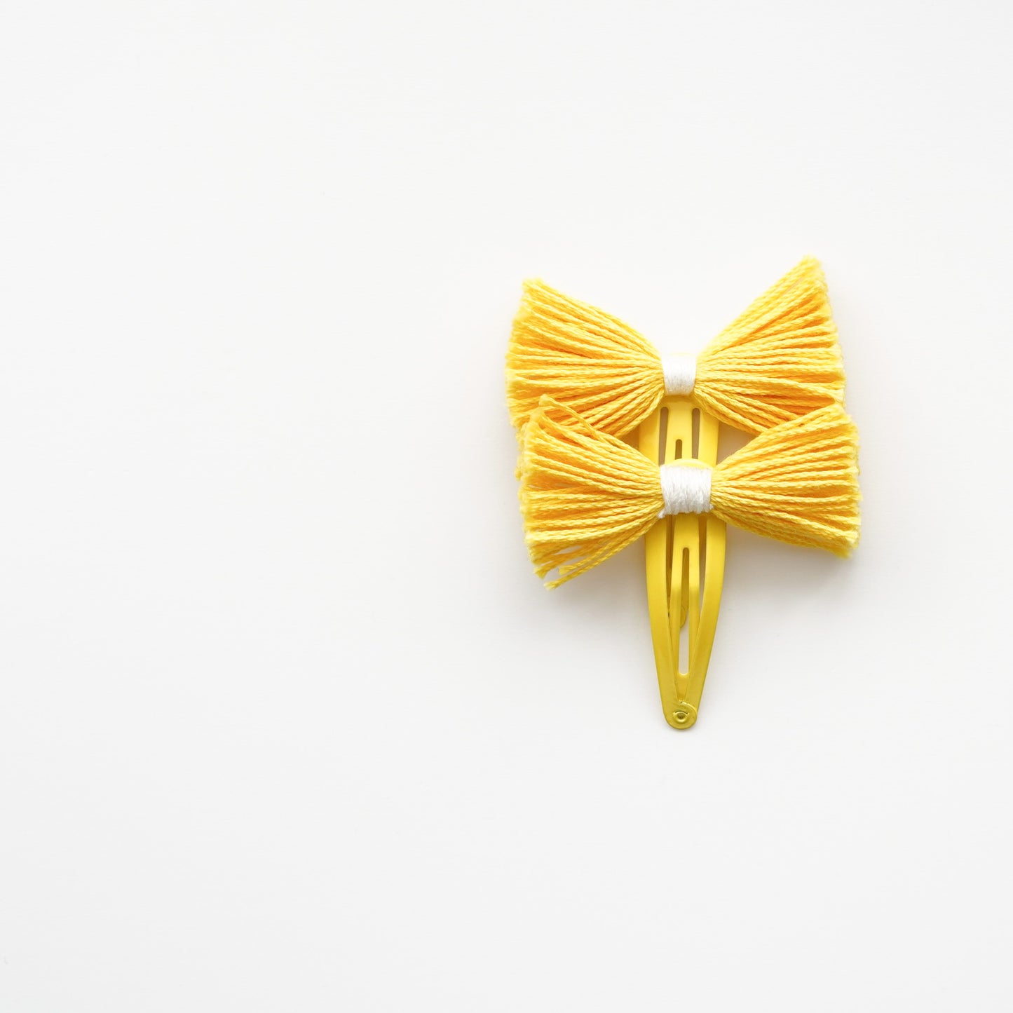 Upcycled Hair Clips- Spring tones