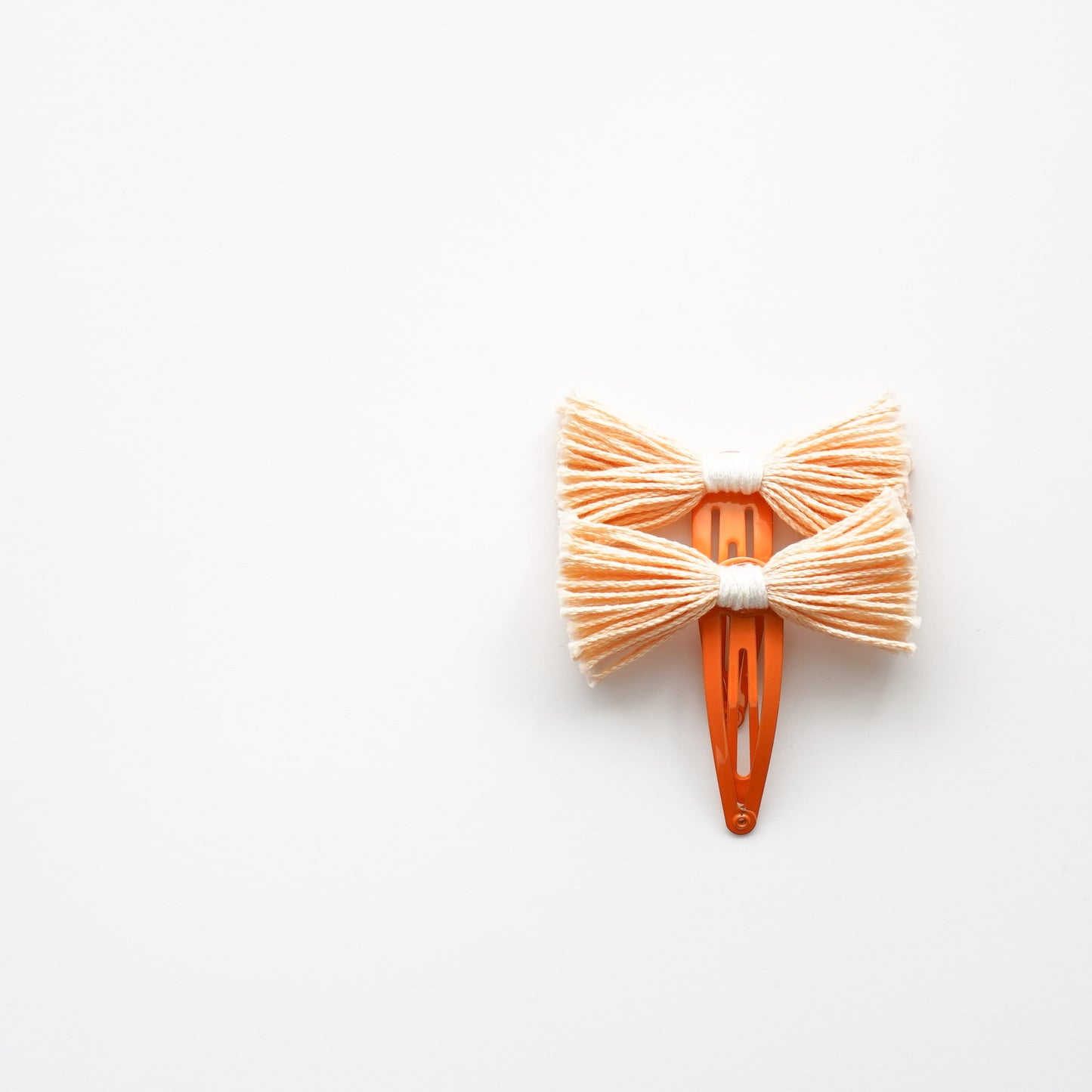 Upcycled Hair Clips- Spring tones