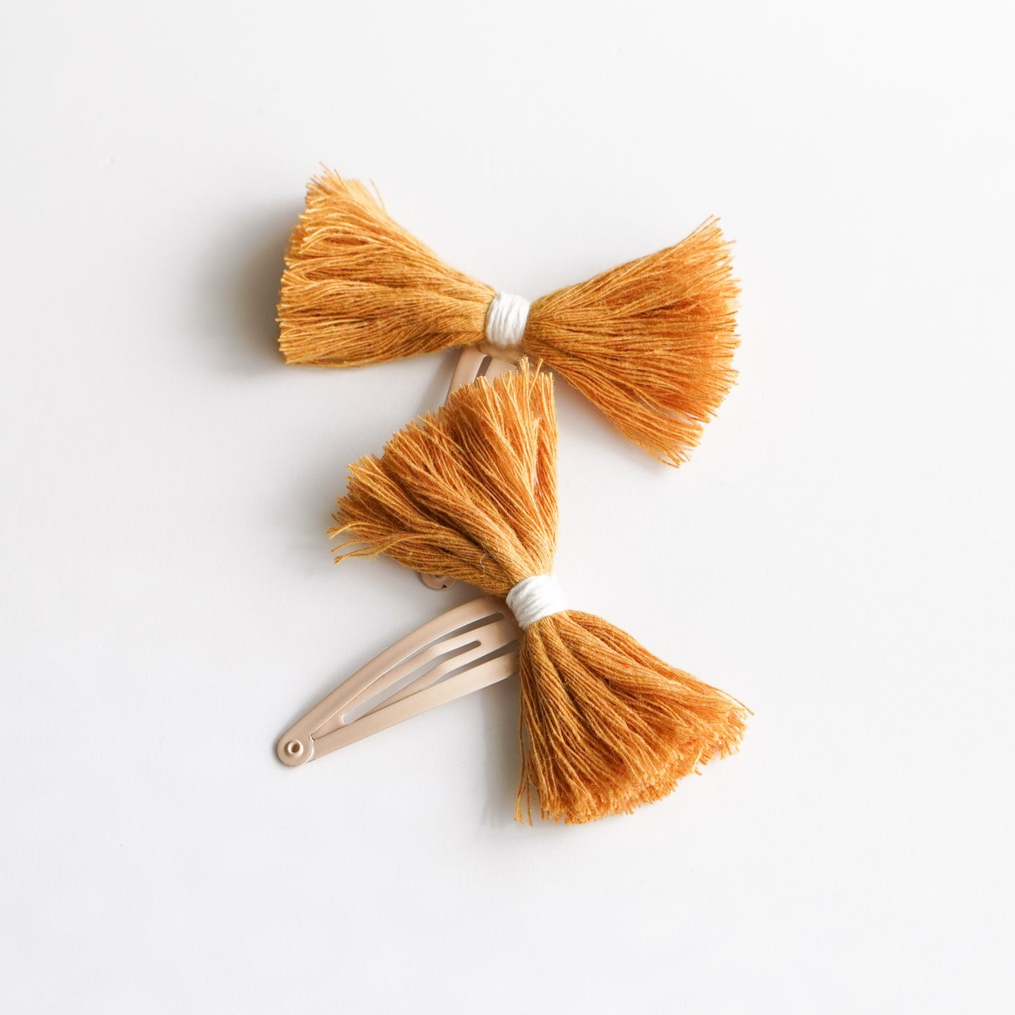 Upcycled Hair Clips fluffy- Summer Fruits