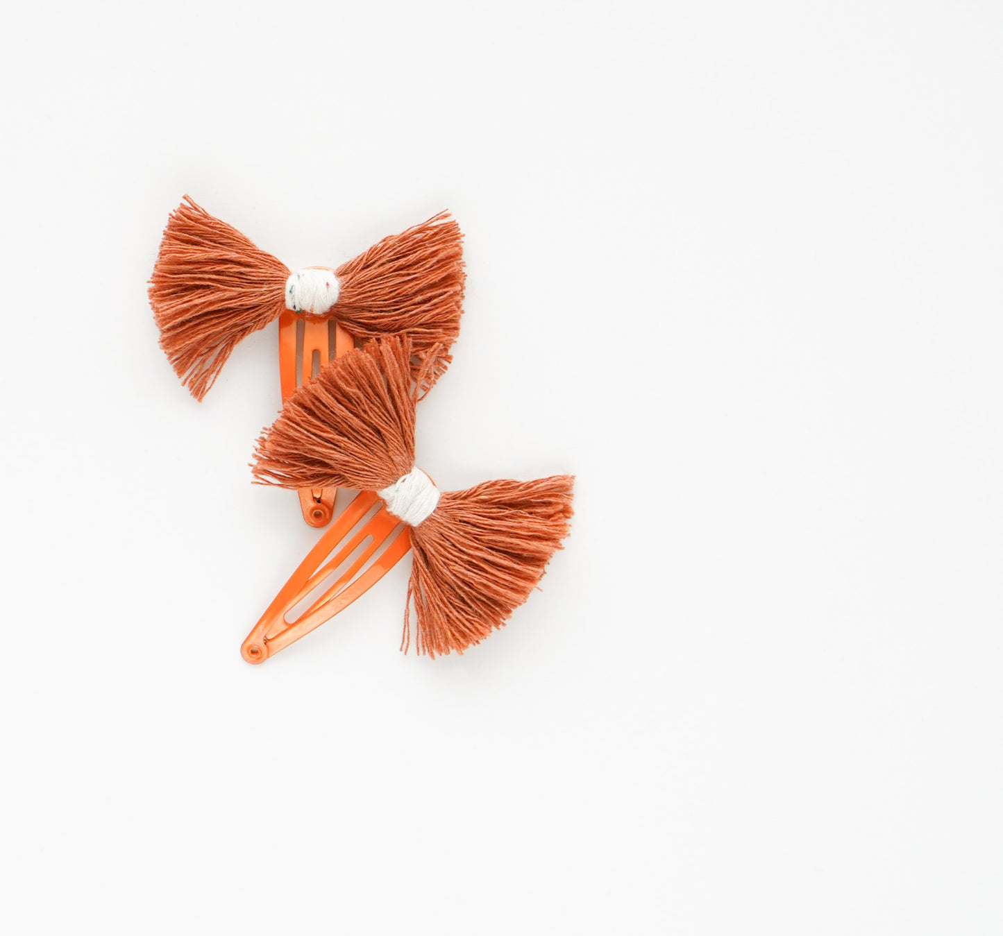 Upcycled Hair Clips fluffy- Summer Fruits
