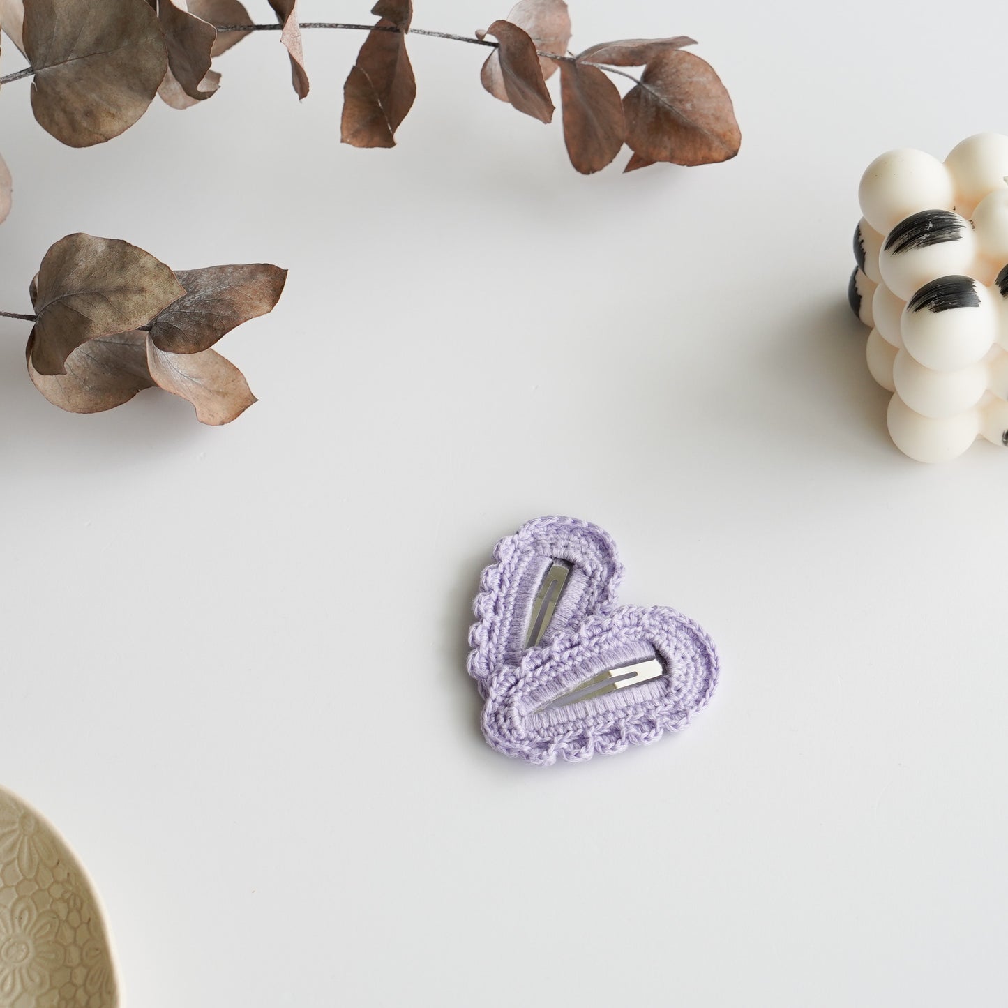 Crochet Hair Clips- Spring Flowers