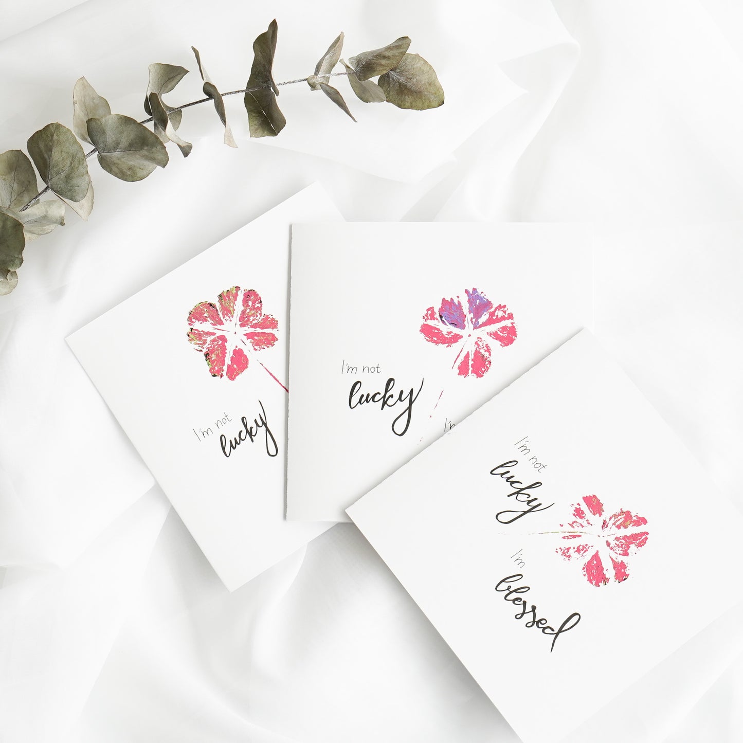 I’m not Lucky, I’m Blessed- card