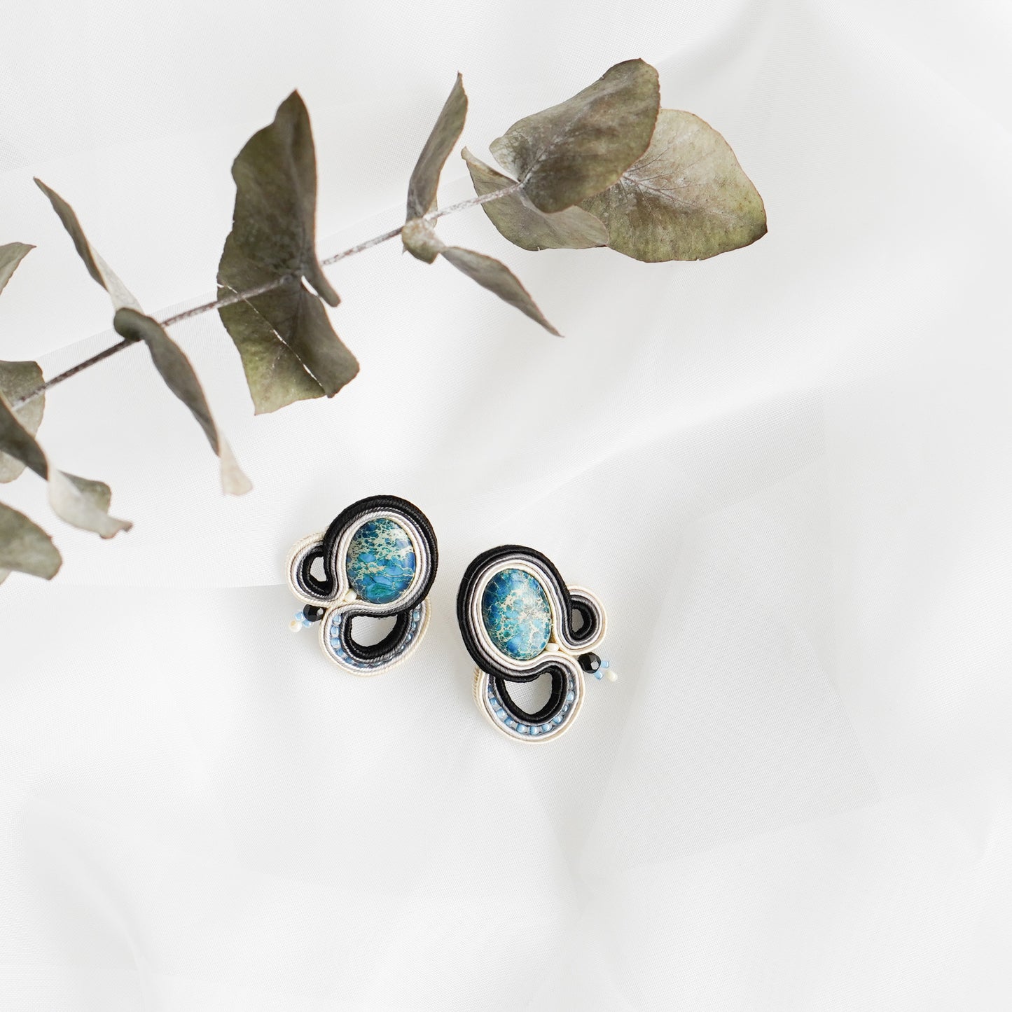 Soutache Earrings- Lake