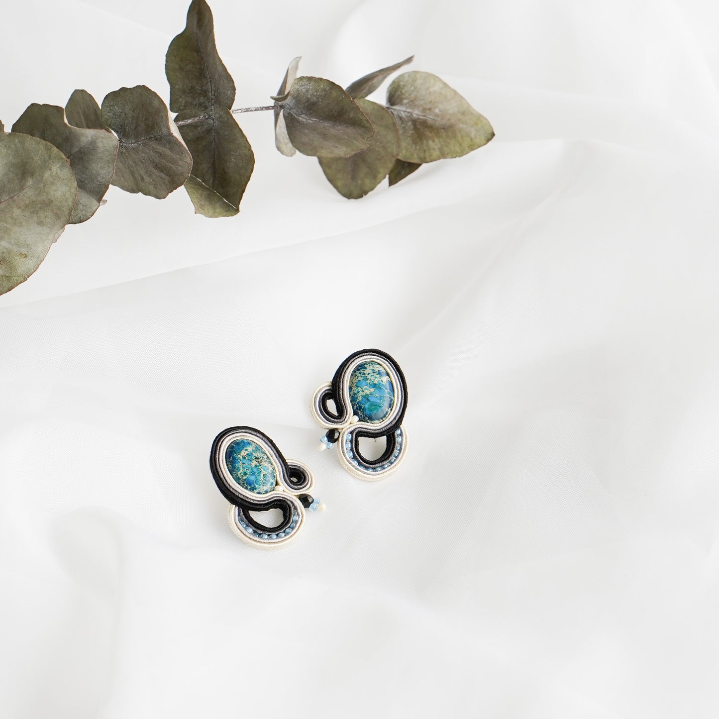 Soutache Earrings- Lake