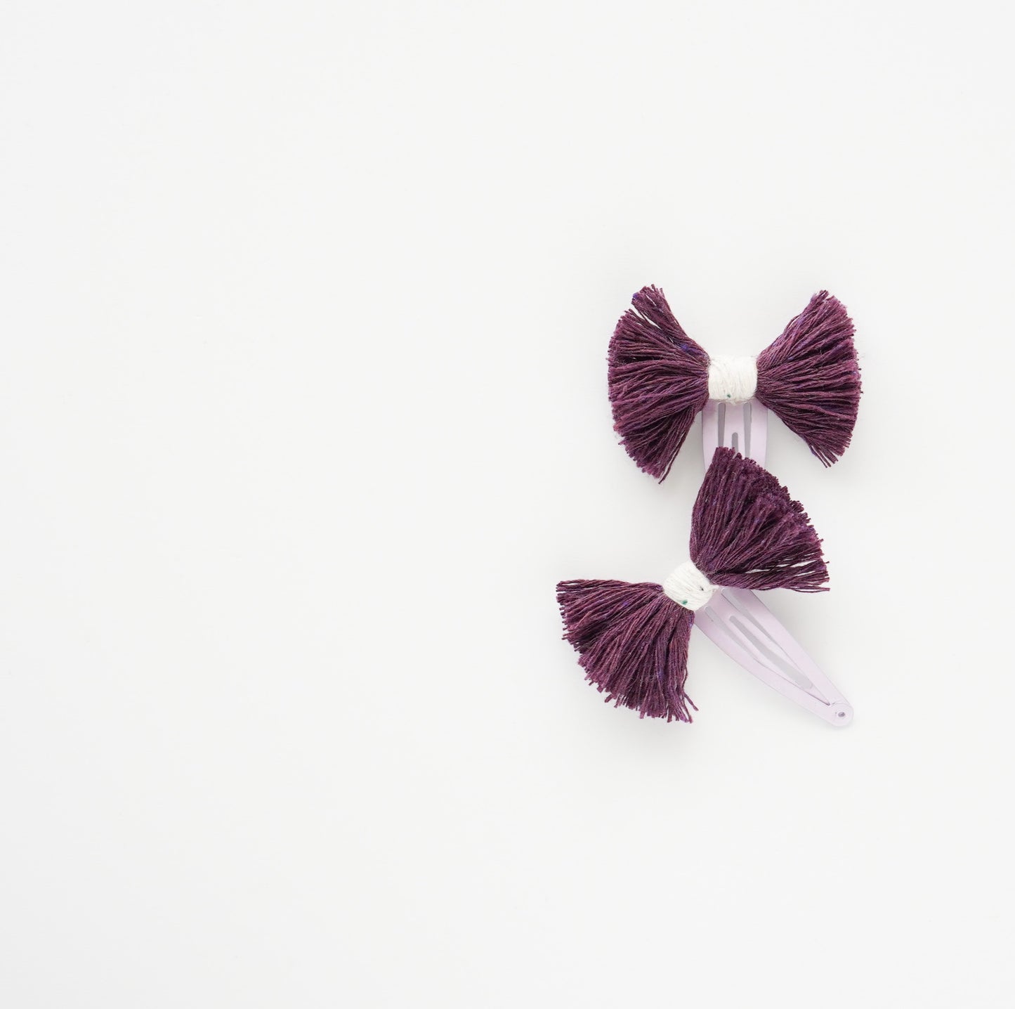 Upcycled Hair Clips fluffy- Summer Fruits