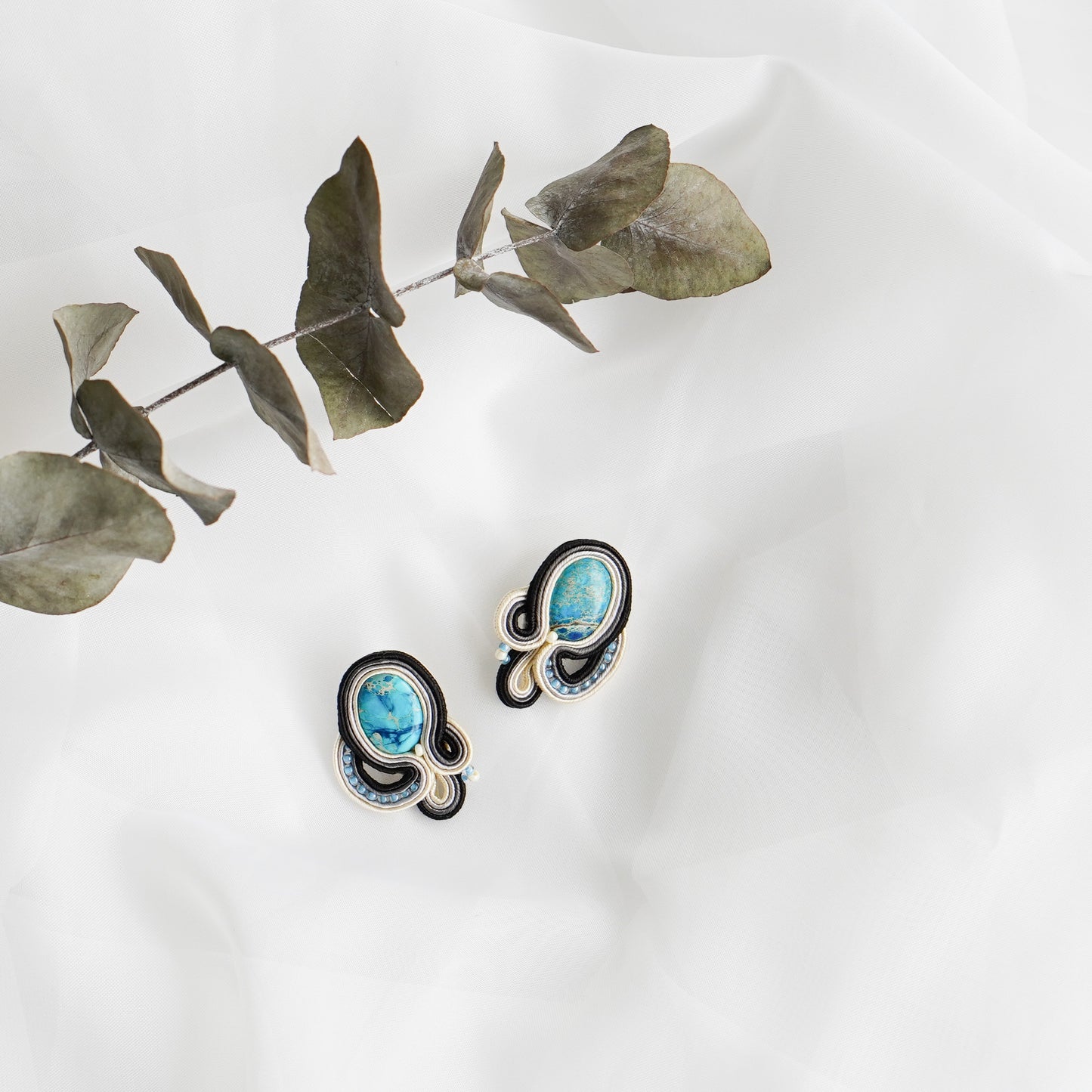 Soutache Earrings- Waves