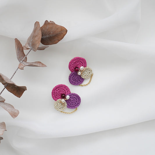 Boubles Crochet Earrings Flower