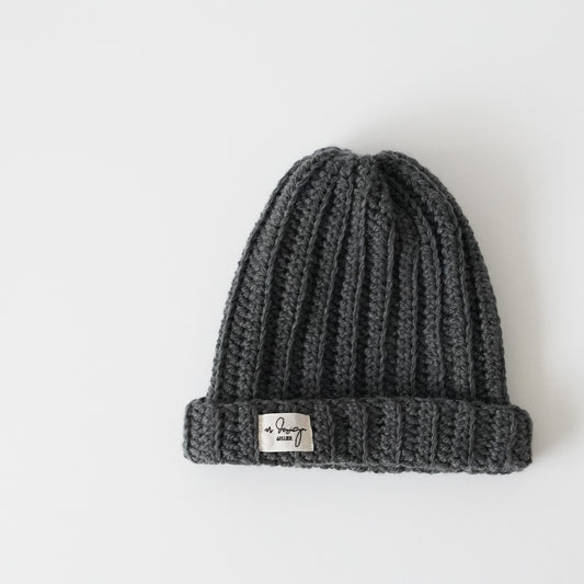 Chunky Beanie Anthrazit