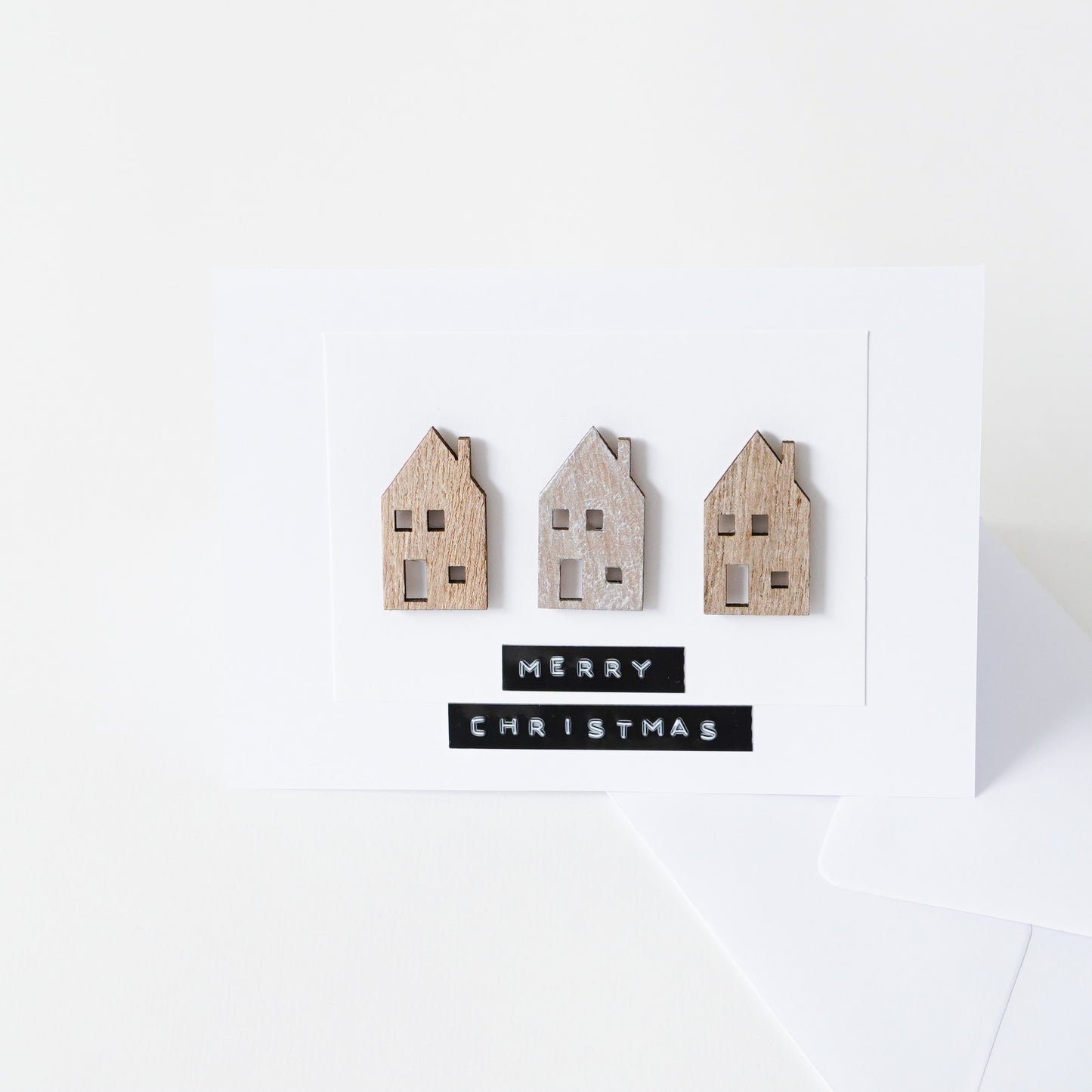 Postcard- Three Houses