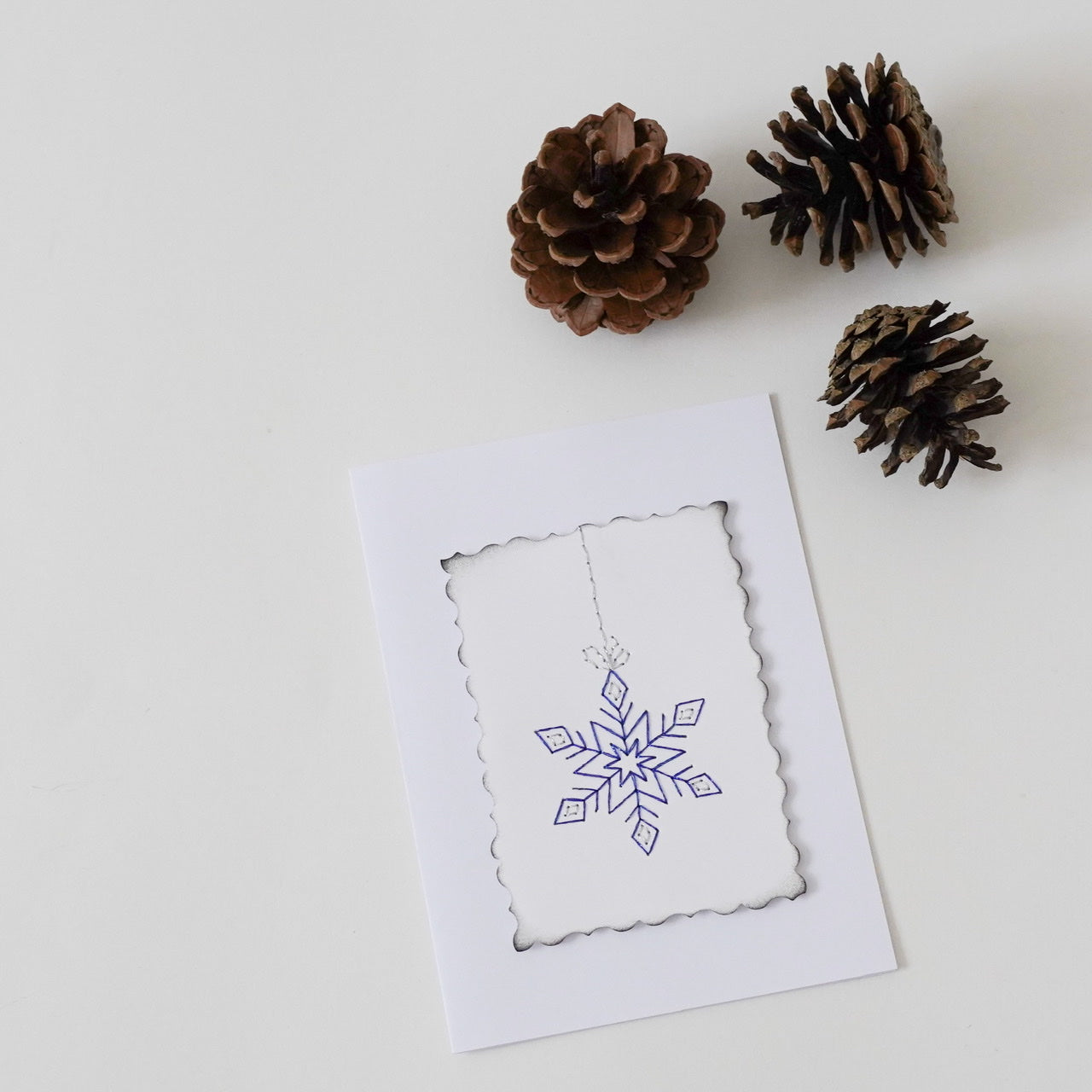 Hand-Embroidered-Christmas-greeting-card