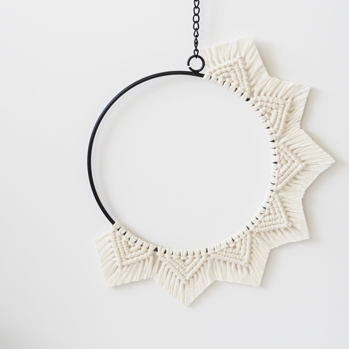 Four Season Macramé Wreath Small