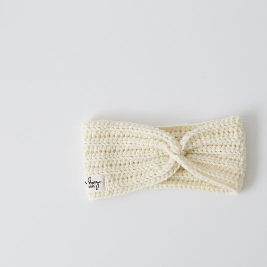 Crochet Headband Natural