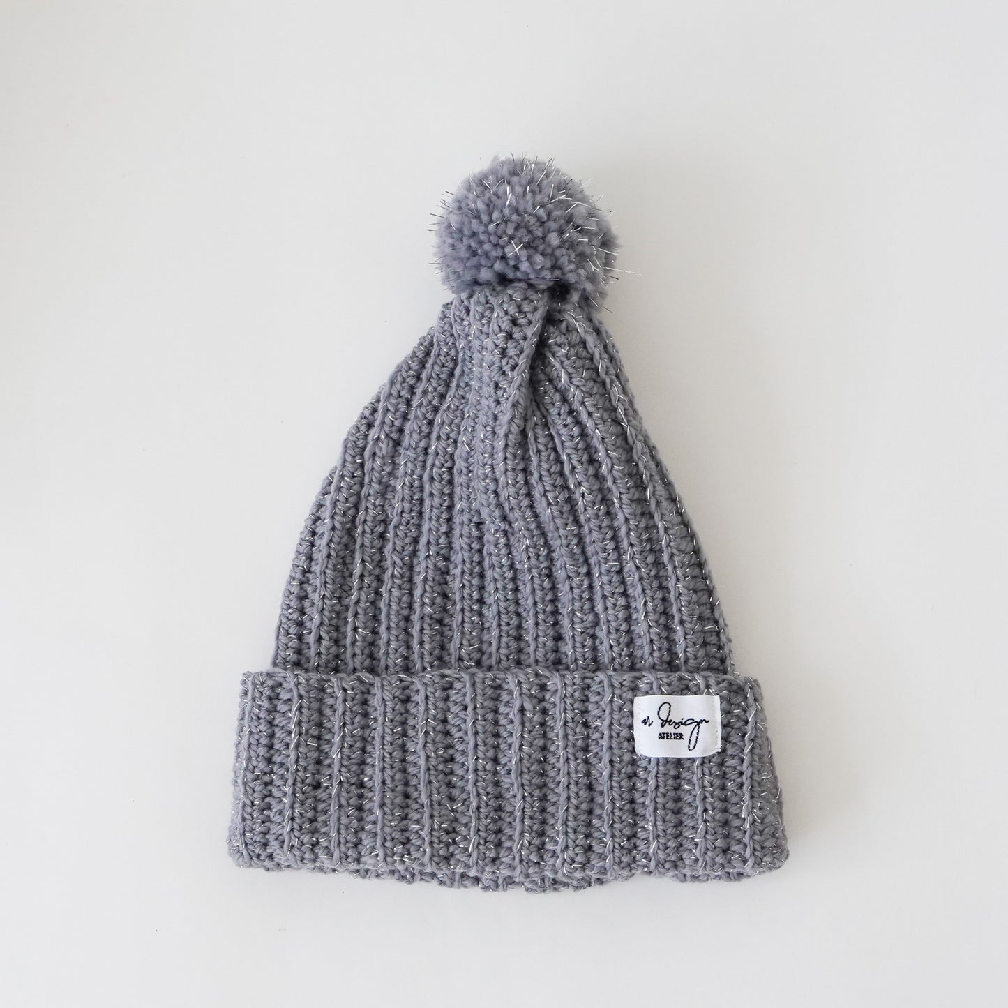 Crochet-Pompom-Beanie-Winter-hat-handmade