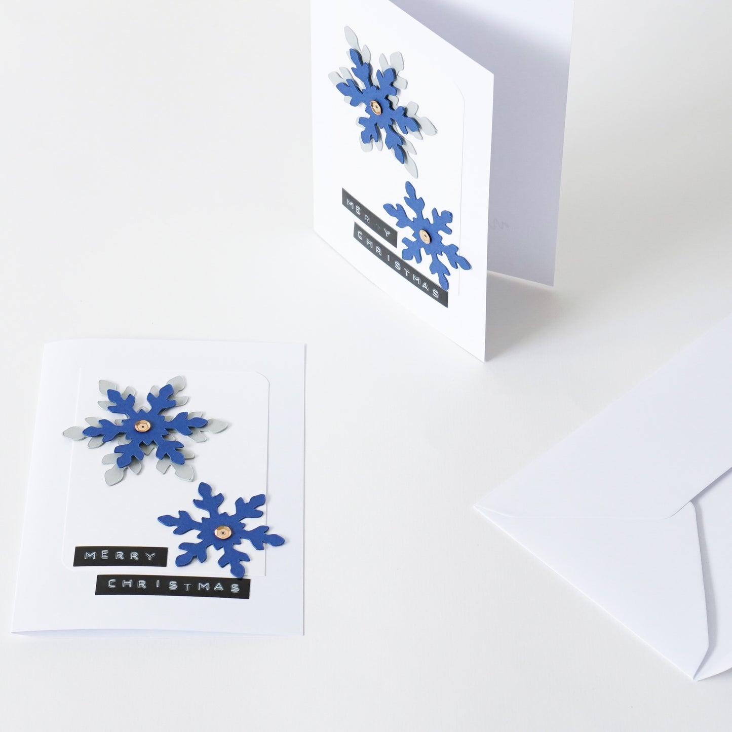 Postcard- Snowflake greetings