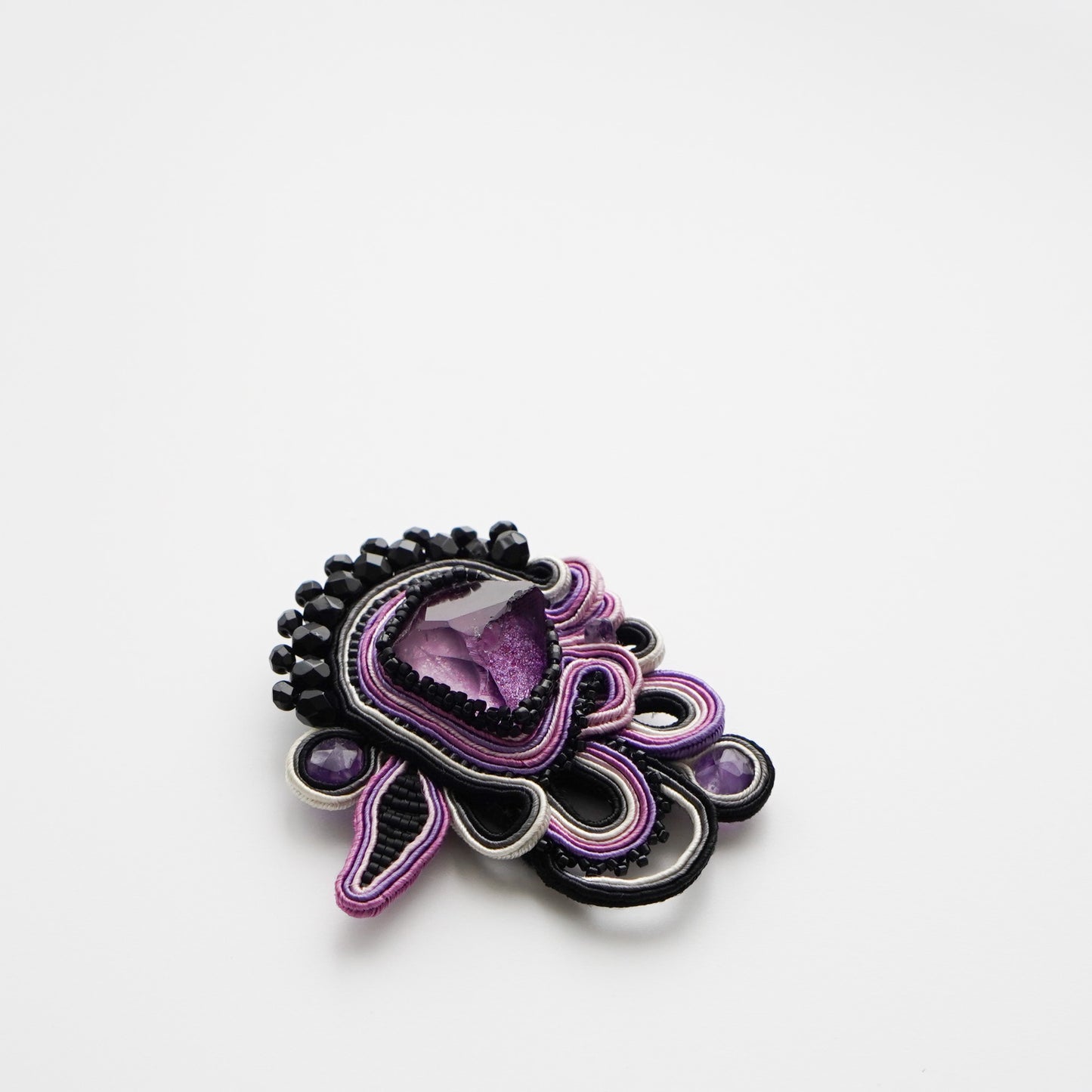 Soutache Brooch Flower