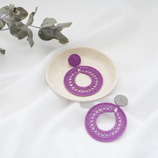 Summer Earrings Lilac Blossom